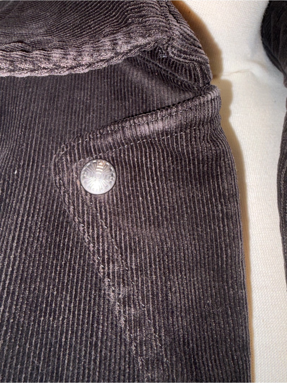 Shellac Brown Corduroy Rider Zip-Up Jacket - Picture 2 of 13